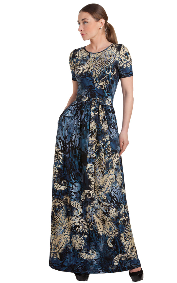 Beautiful Maxi Dress Melisa No1 — Magnolica Latvian Women's Clothing