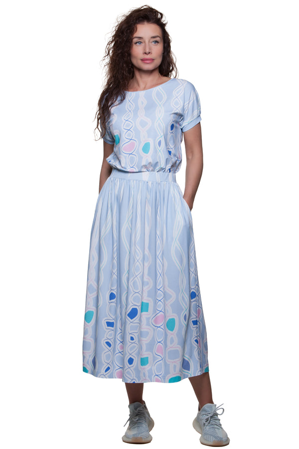 Bright Summer Suit Taisiya No227 — Magnolica Latvian Women's Clothing
