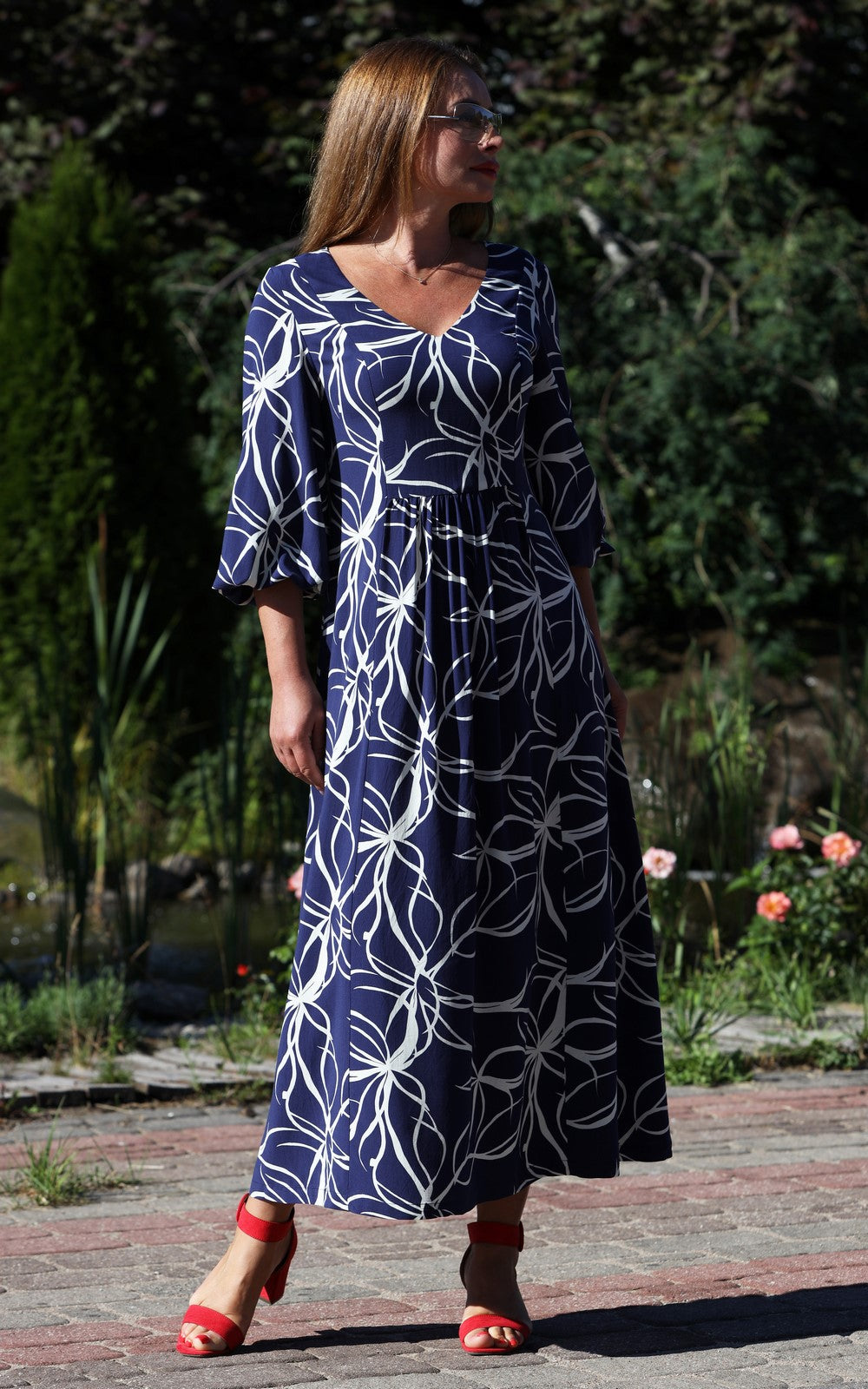Summer Loose-fit Maxi Dress Loren No1 – Magnolica Shop