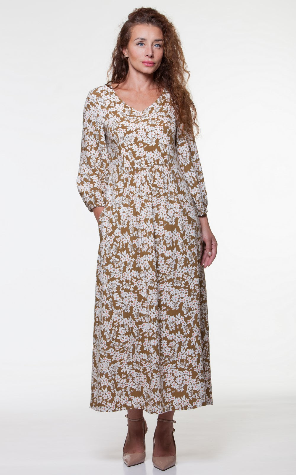 Summer Loose-fit Maxi Dress Loren No5 Magnolica Shop Summer Loose-fit Maxi Dress Loren No5 Magnolica Shop