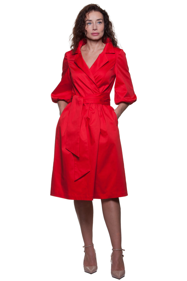 Doll-like Silhouette Dress Loren No73 — Magnolica Latvian Women's Clothing