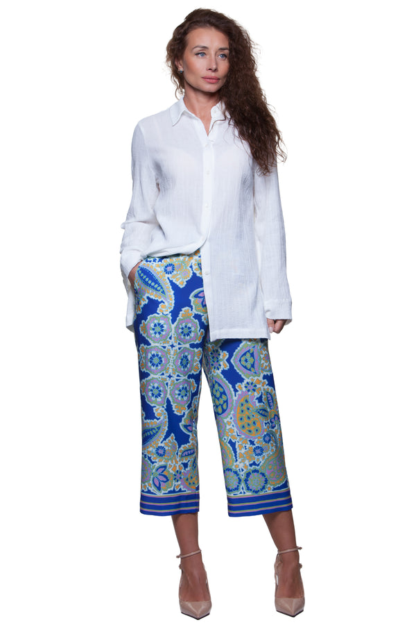 Summer Women’s Culottes Liza No199 — Magnolica Latvian Women's Clothing