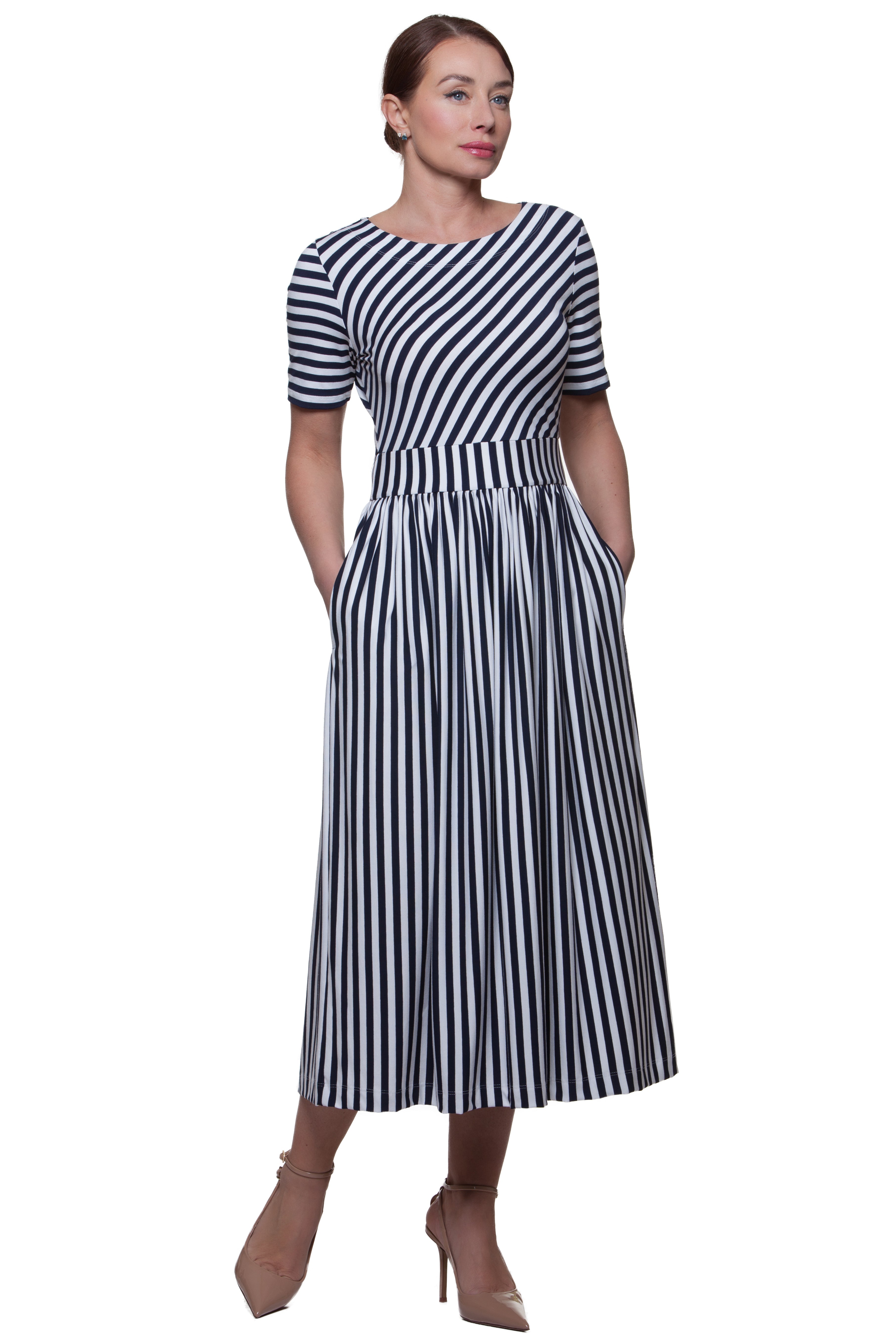 eliza midi dress Comfortable Summer Midi Dress Eliza No22 – Magnolica Shop