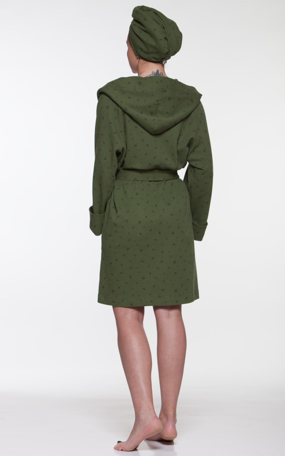 Waffle-textured Robe No5