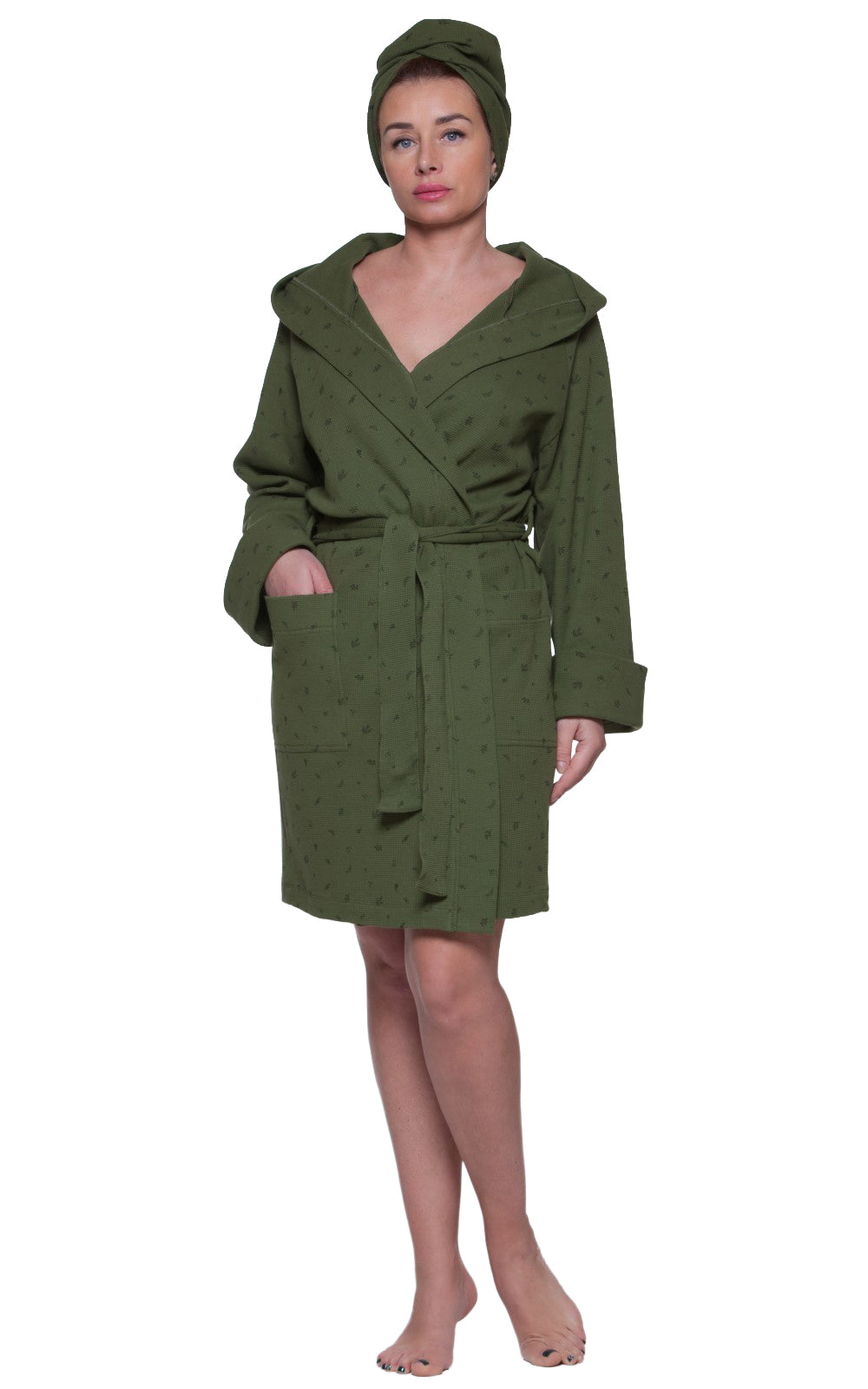 Waffle-textured Turban No3