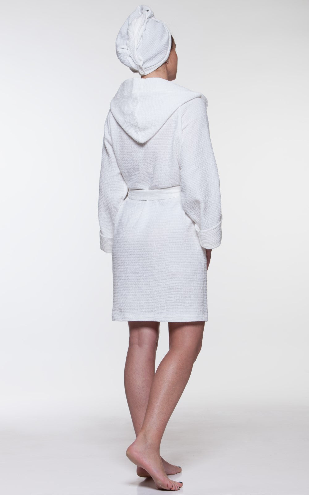 Waffle-textured Robe No1