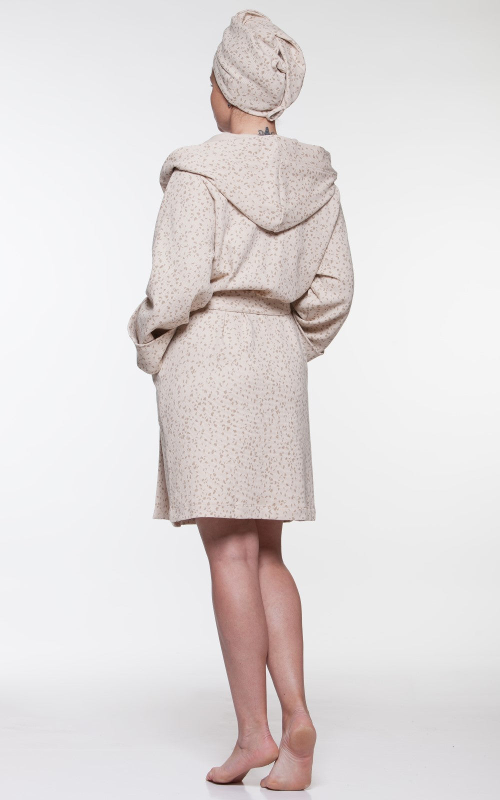 Waffle-textured Robe No3