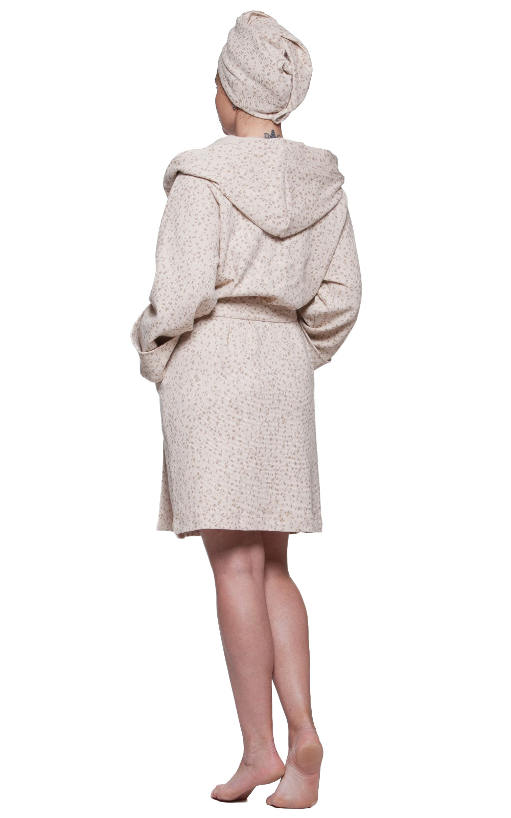 Waffle-textured Robe No3