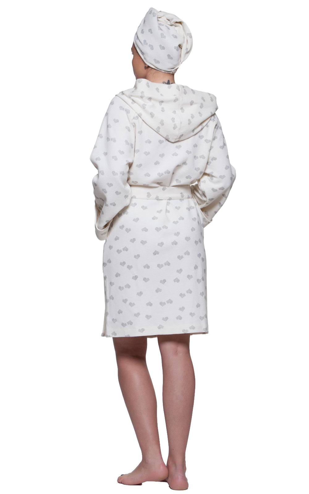 Waffle-textured Robe No4