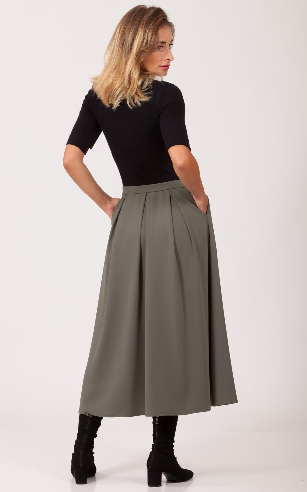 Long Flared Skirt Jennifer No11