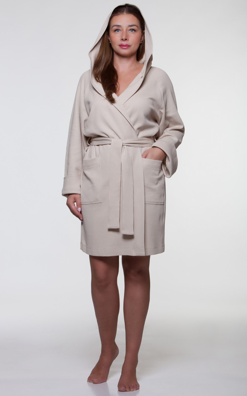 Waffle-textured Robe No2