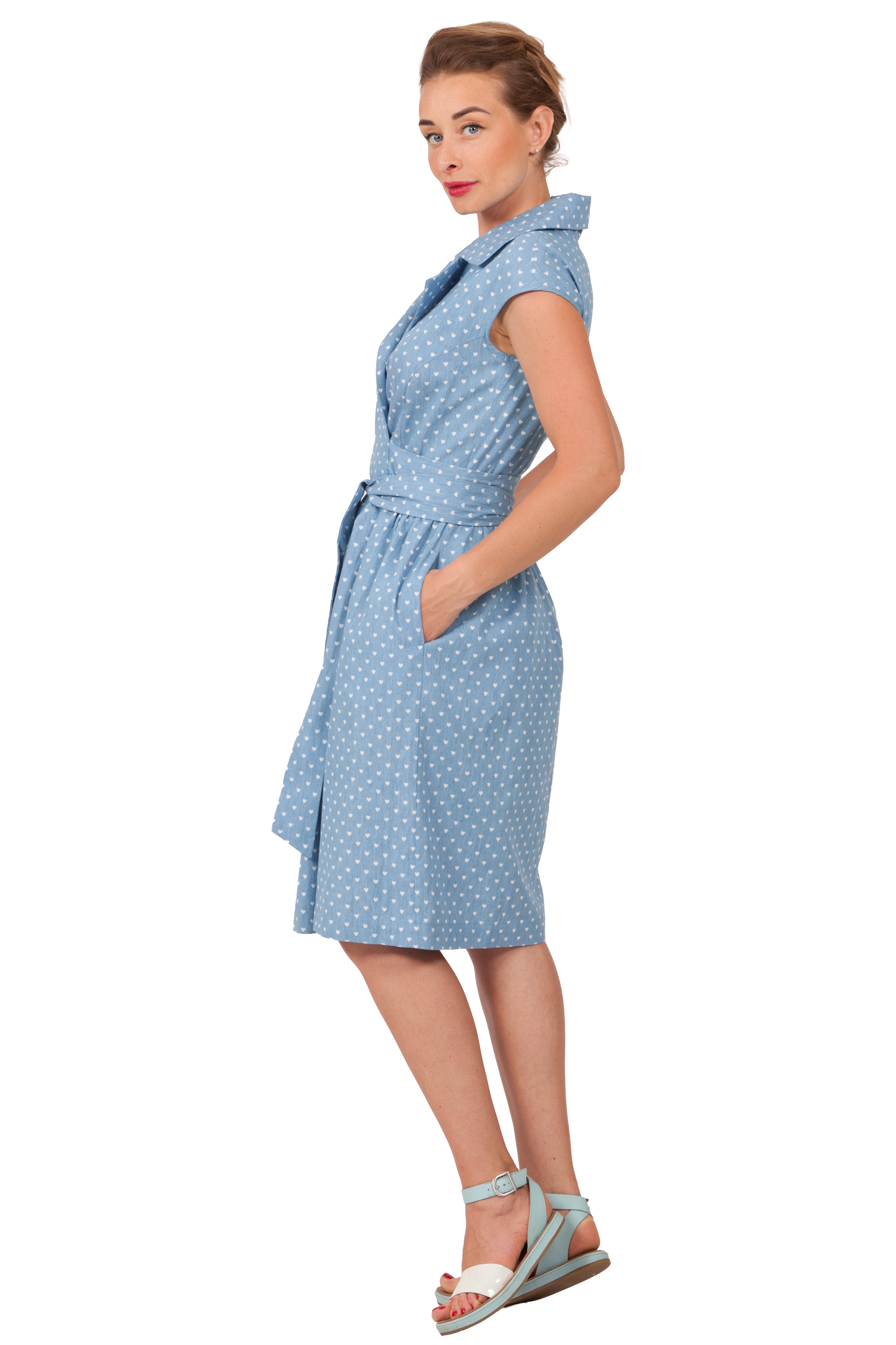 Sommerkleid aus Baumwolle Emma Nr. 496