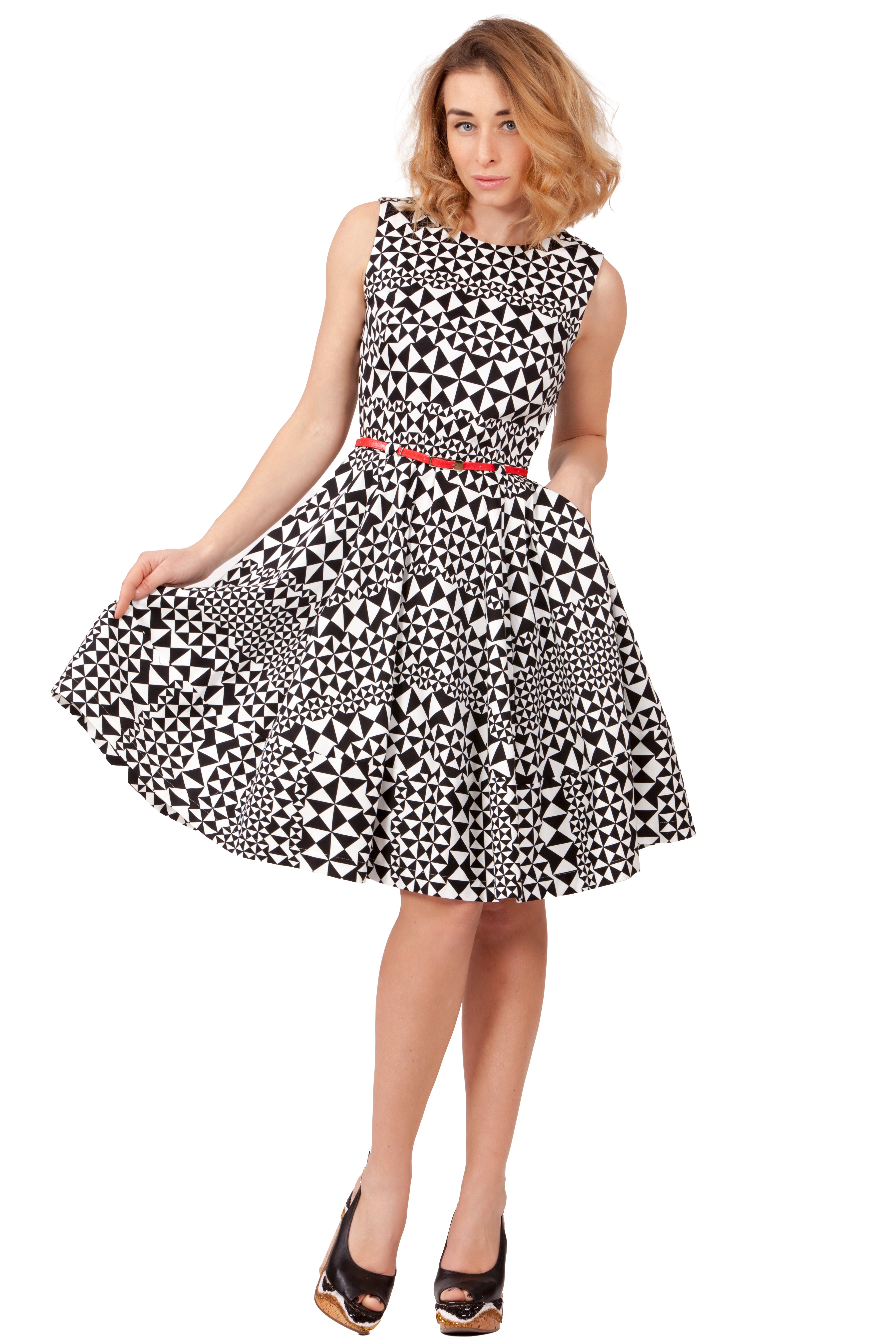Sommerkleid aus Baumwolle Emma Nr. 095