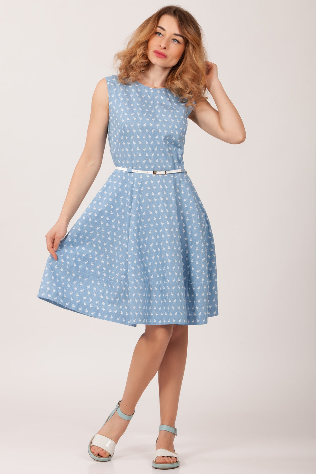 Sommerkleid aus Baumwolle Emma Nr. 091