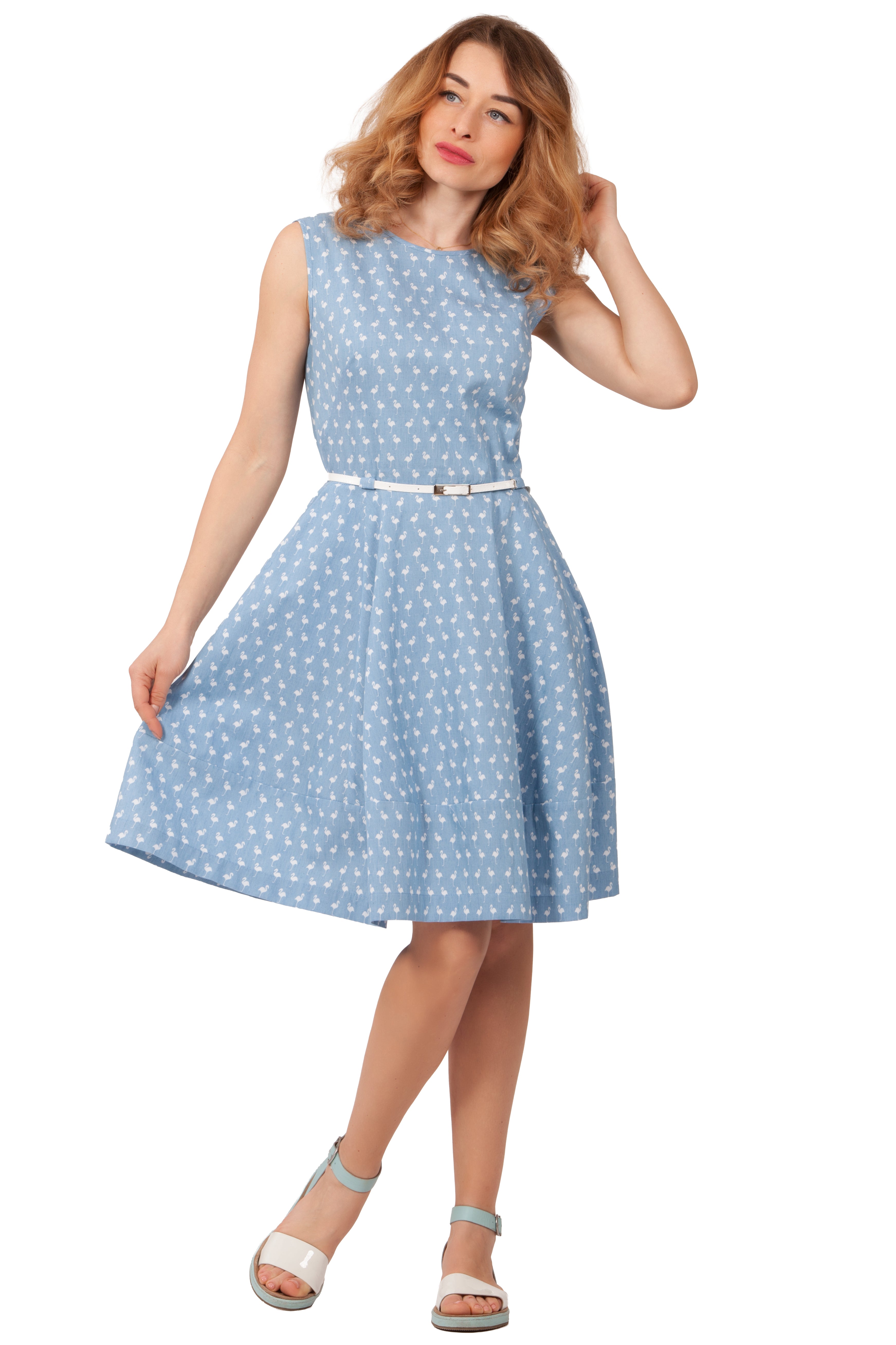 Sommerkleid aus Baumwolle Emma Nr. 091
