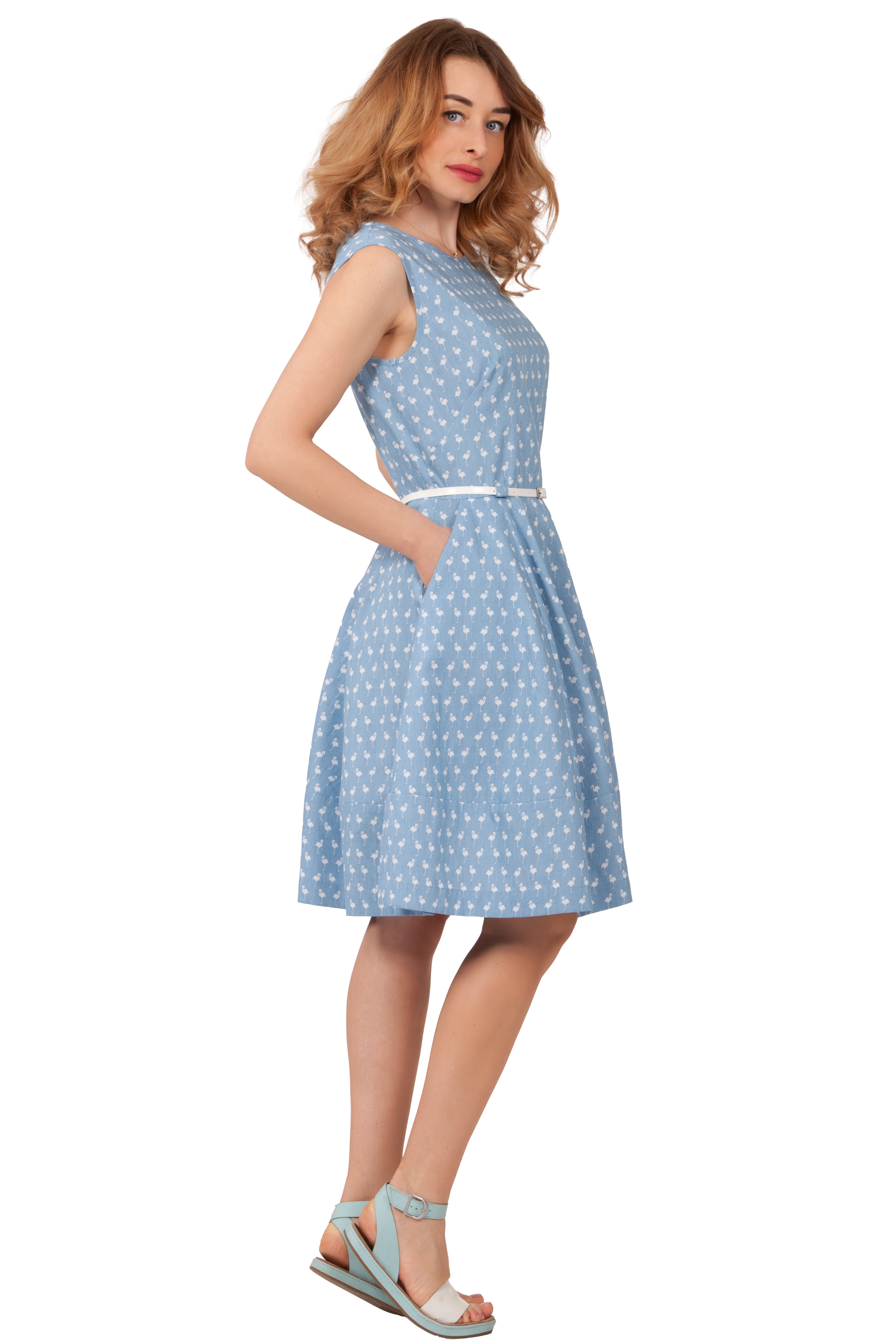Sommerkleid aus Baumwolle Emma Nr. 091