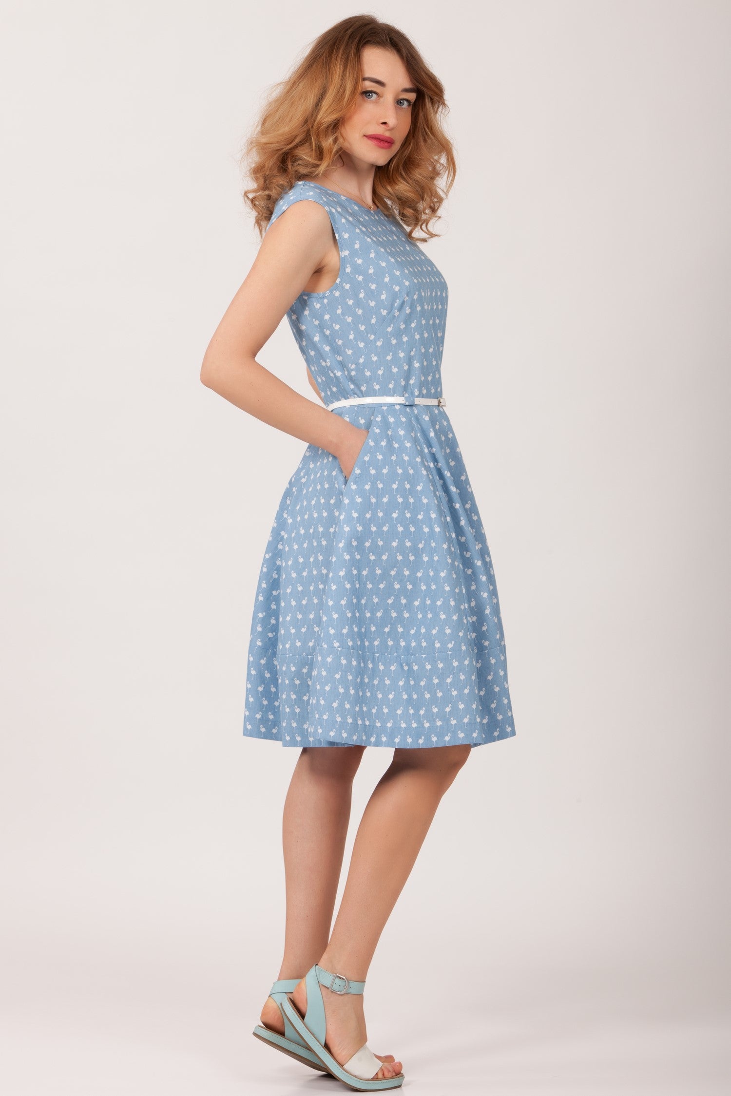 Sommerkleid aus Baumwolle Emma Nr. 091