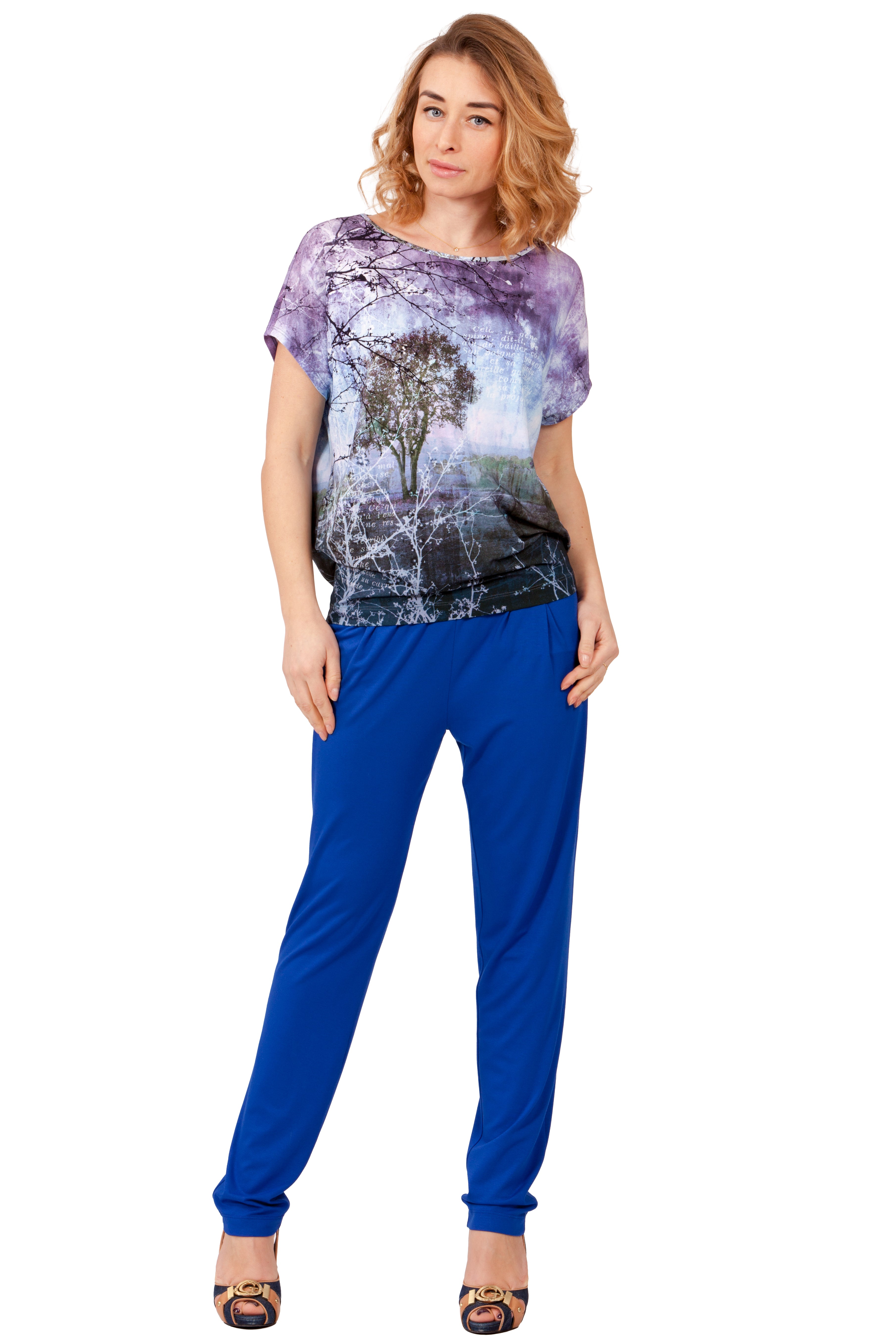 Sommerliche Damen-Bananenhose Liza No. 180