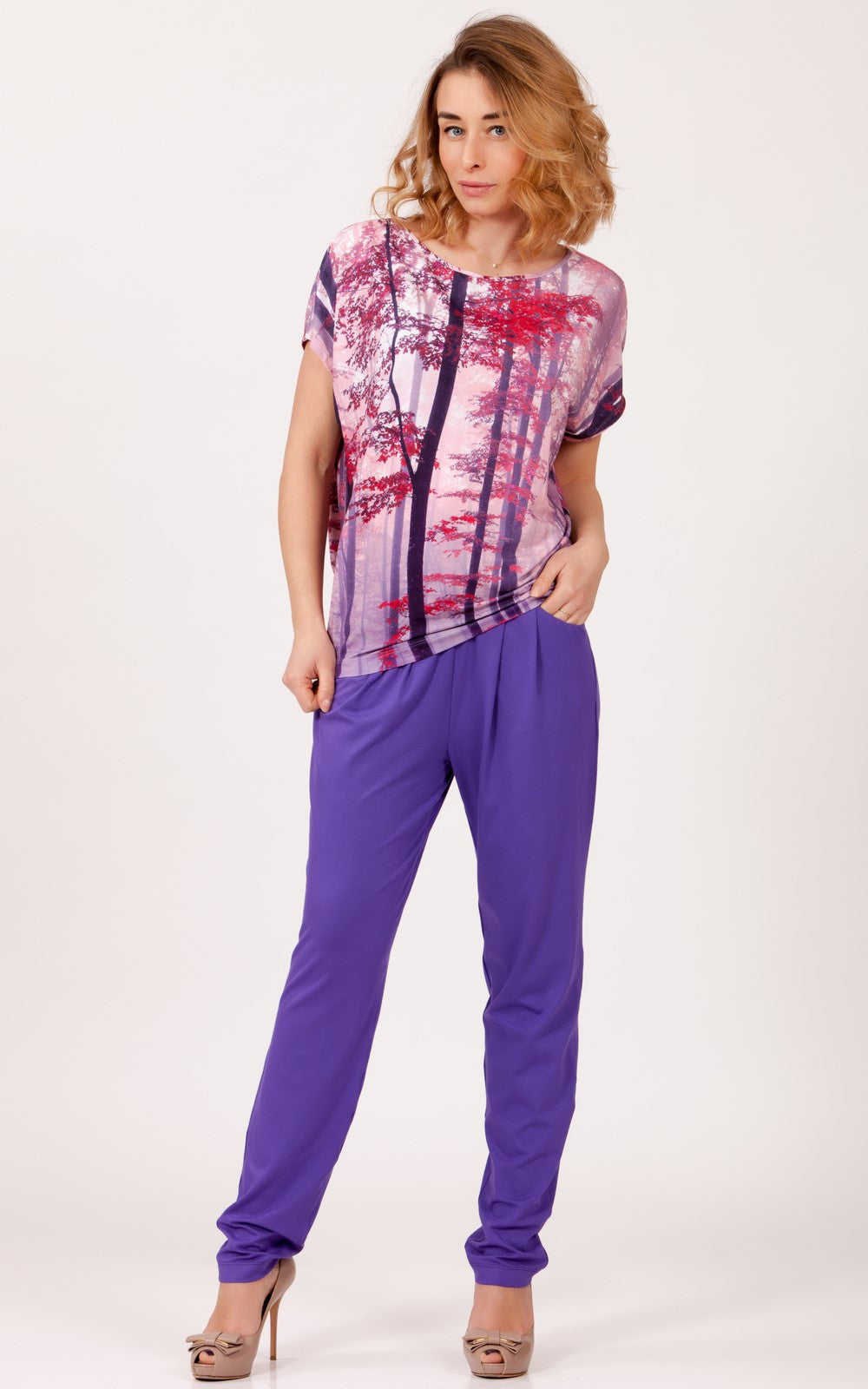 Sommerliche Damen-Bananenhose Liza No. 181