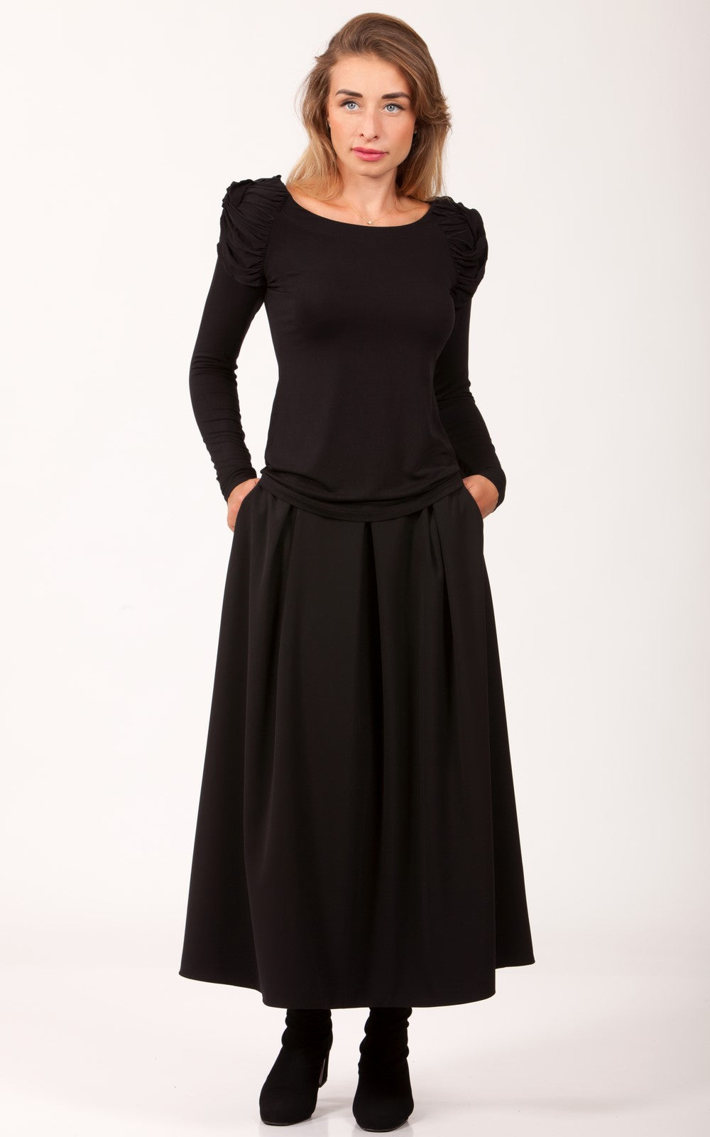 Long Flared Skirt Jennifer No12