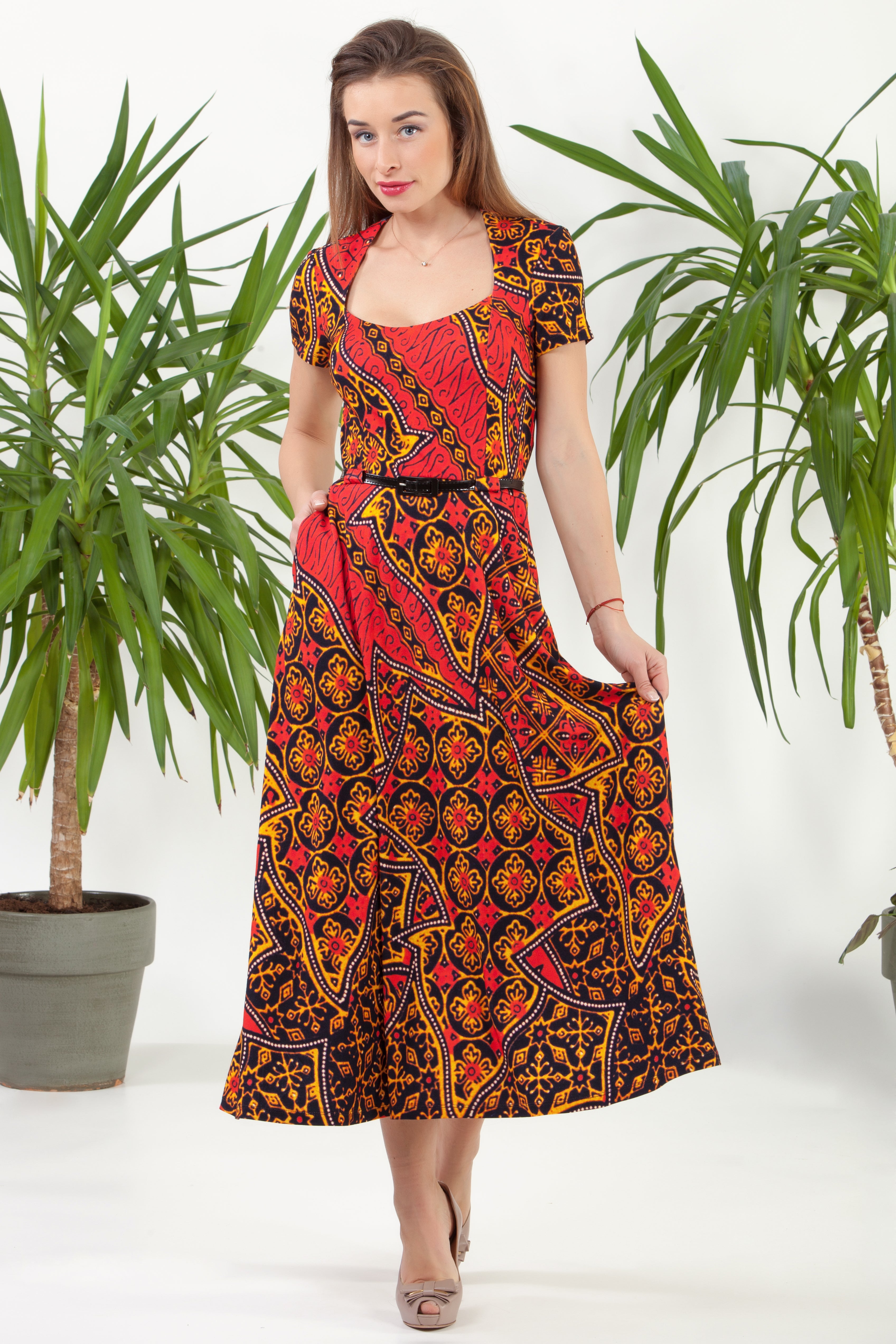Casual Summer Dress Emma No888 — Magnolica Latvian Women's Clothing