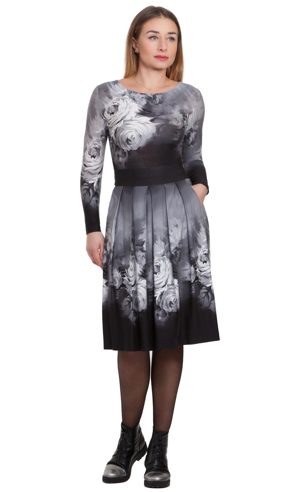 Casual Summer Dress Emma No172 — Magnolica Latvian Women's Clothing