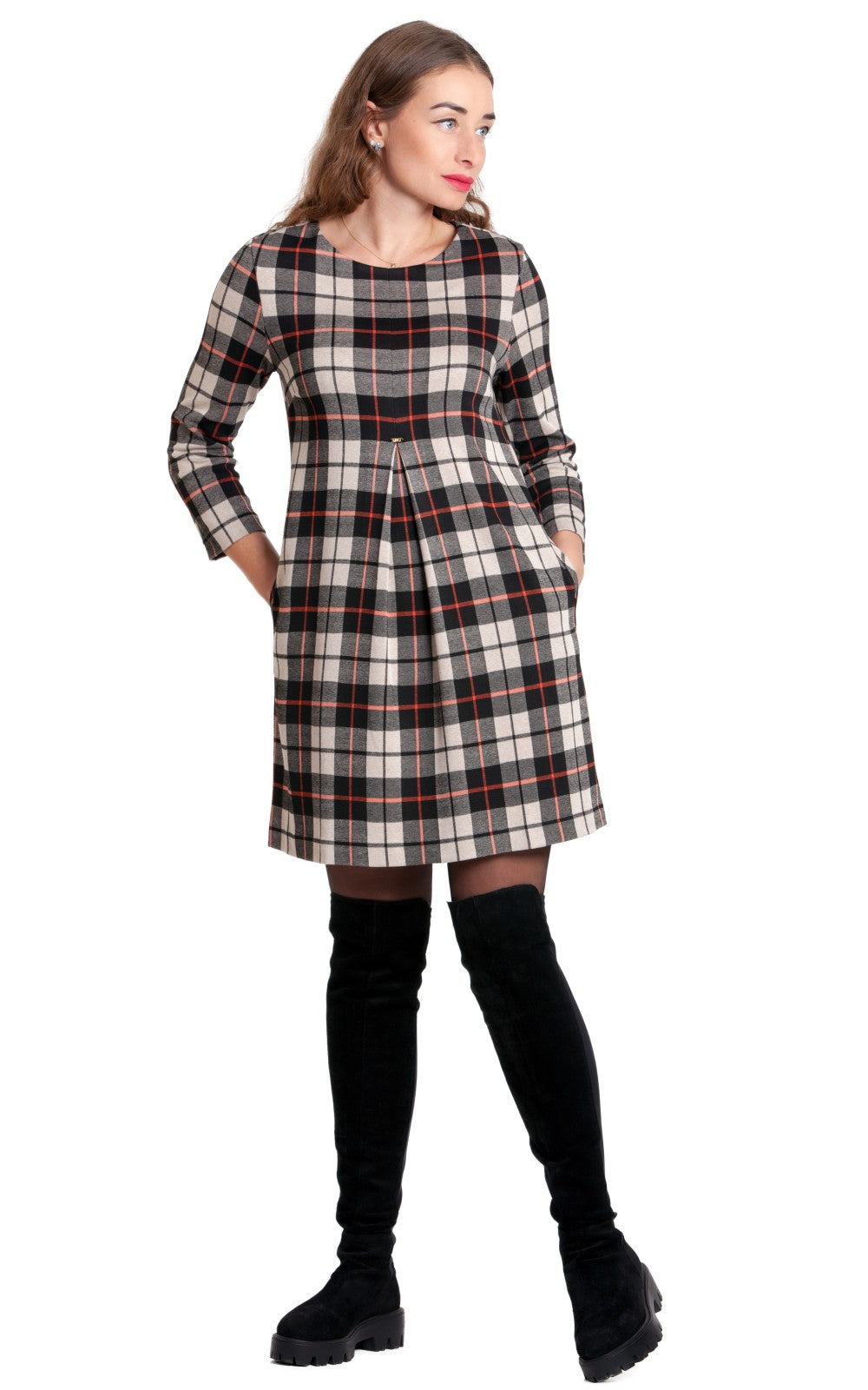 Casual Tunic Dress Eliza No50 — Magnolica Latvian Women's Clothing