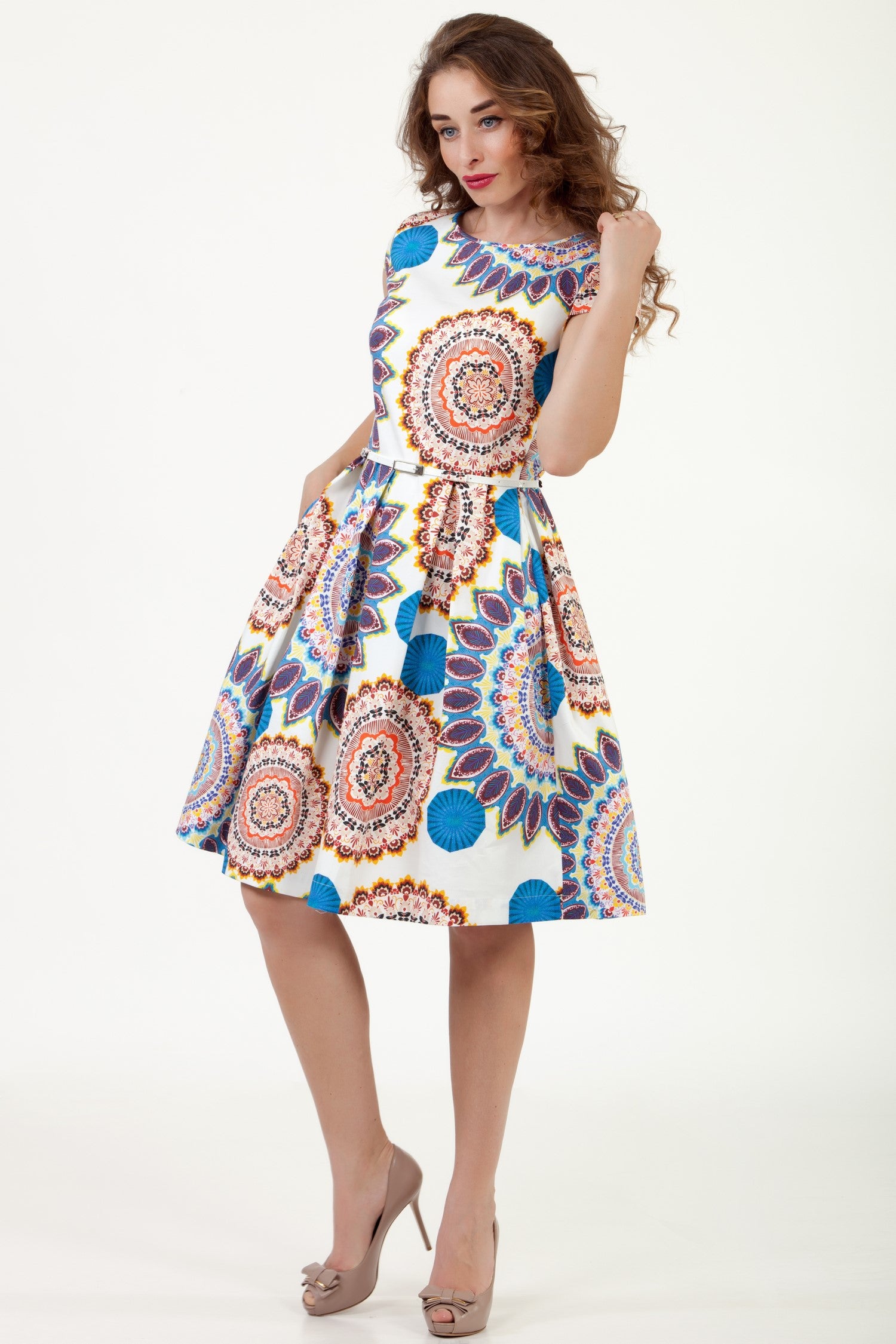 Cotton Summer Dress Emma No994 — Magnolica Latvian Women's Clothing