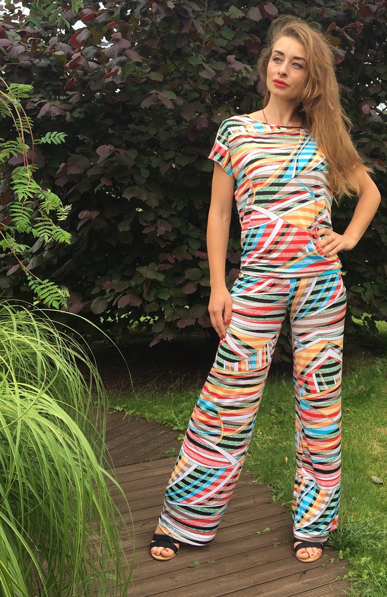 A Stylish Casual Knit Set Jenna No163