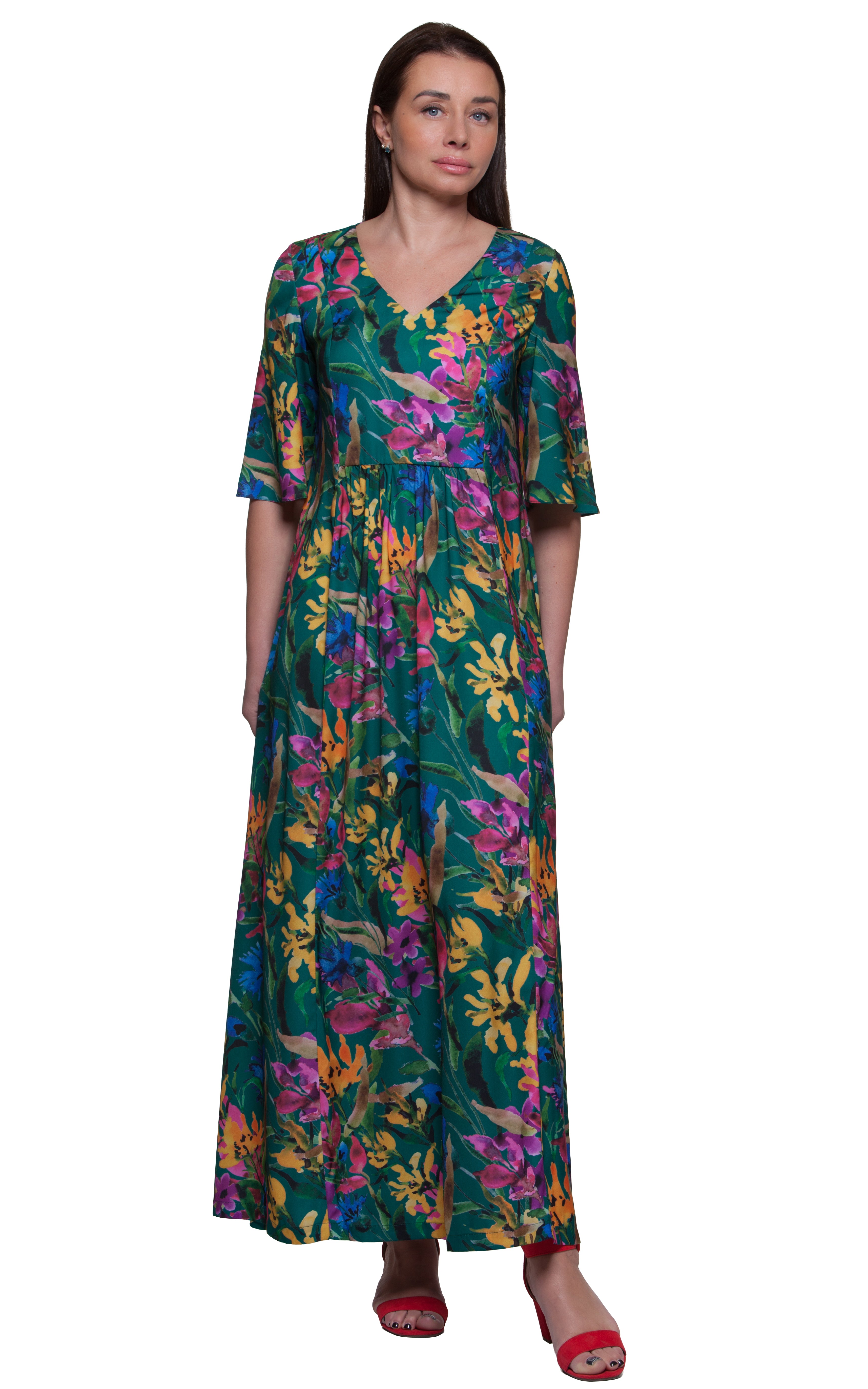 Sommerliches Lockeres Maxikleid Emma No. 009