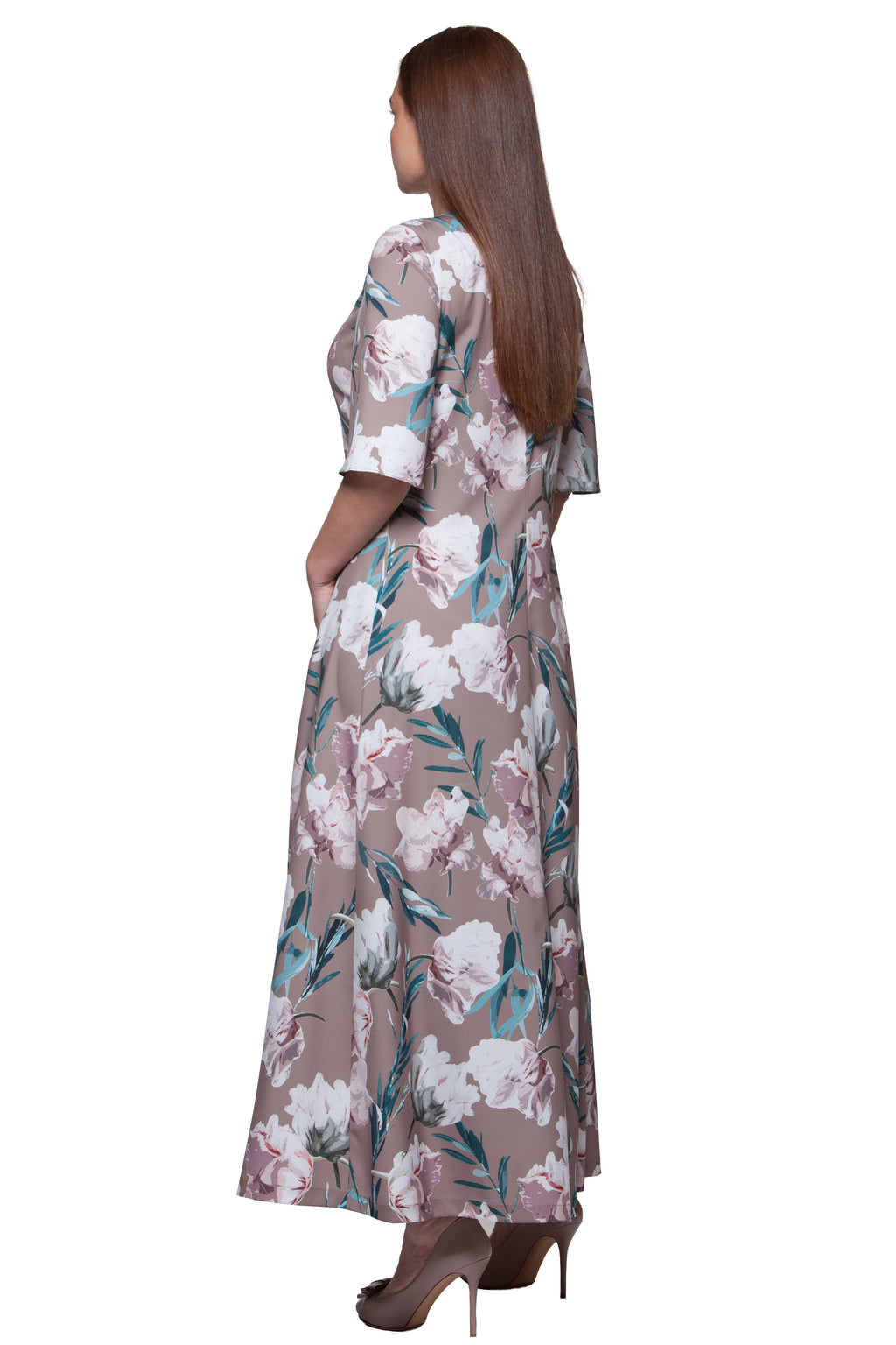 Vasaras brīva piegriezuma maksi kleita Emma Nr. 6