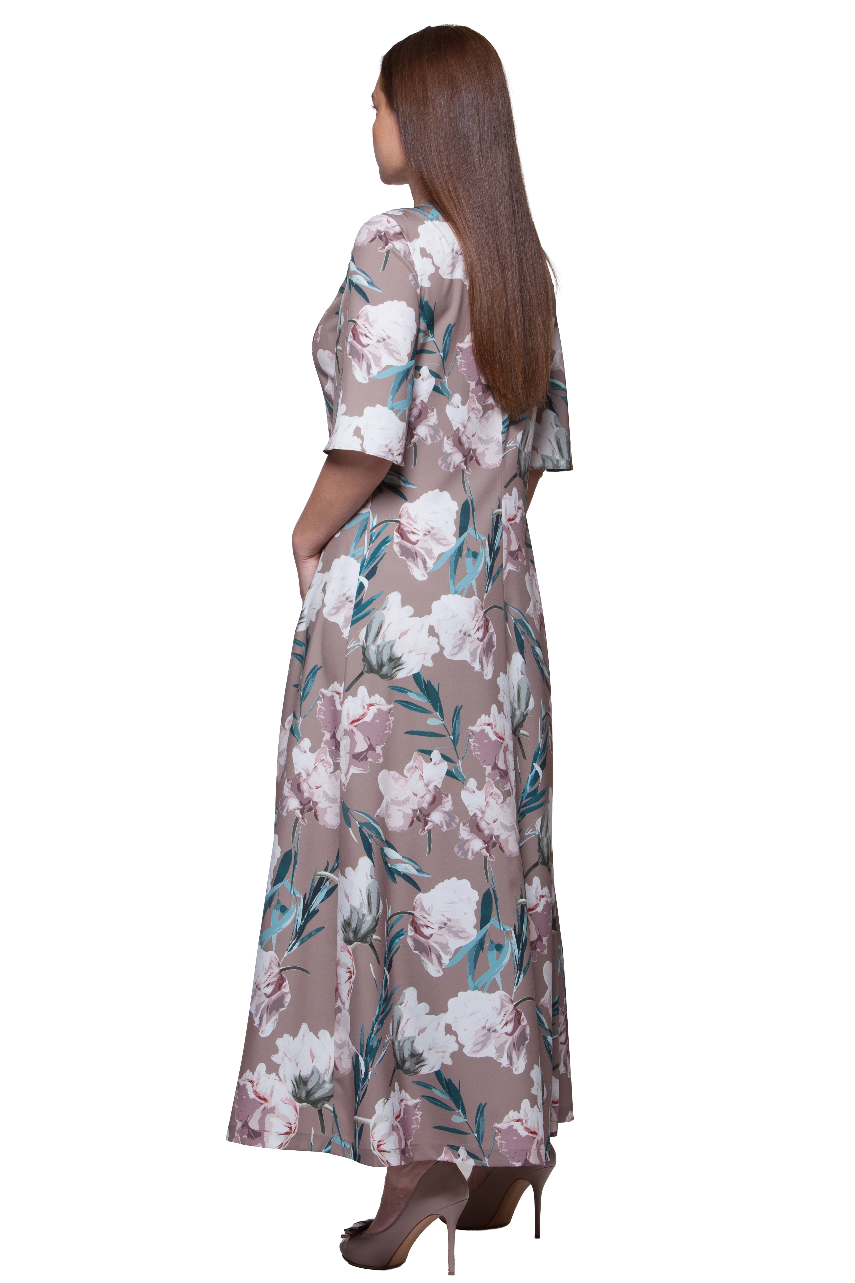 Vasaras brīva piegriezuma maksi kleita Emma Nr. 6