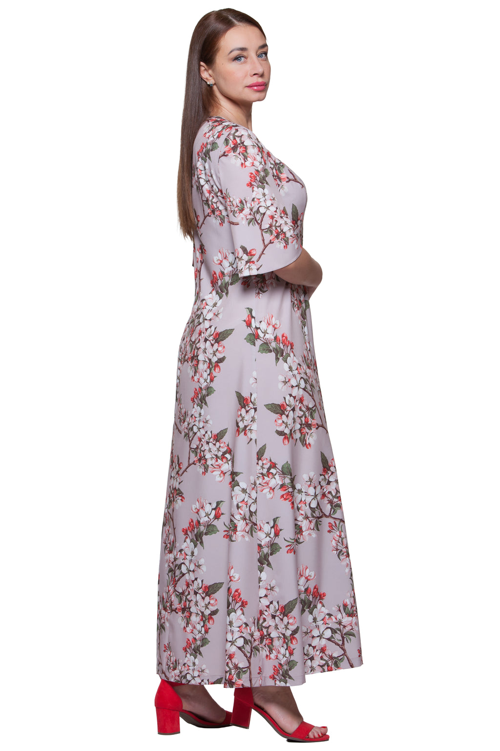 Vasaras brīva piegriezuma maksi kleita Emma Nr. 5