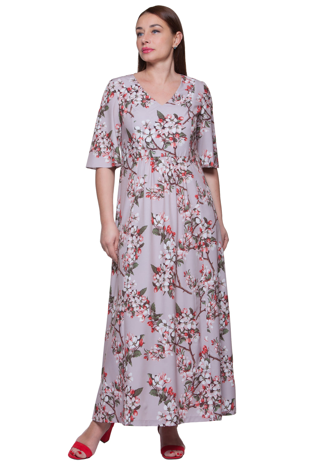 Vasaras brīva piegriezuma maksi kleita Emma Nr. 5