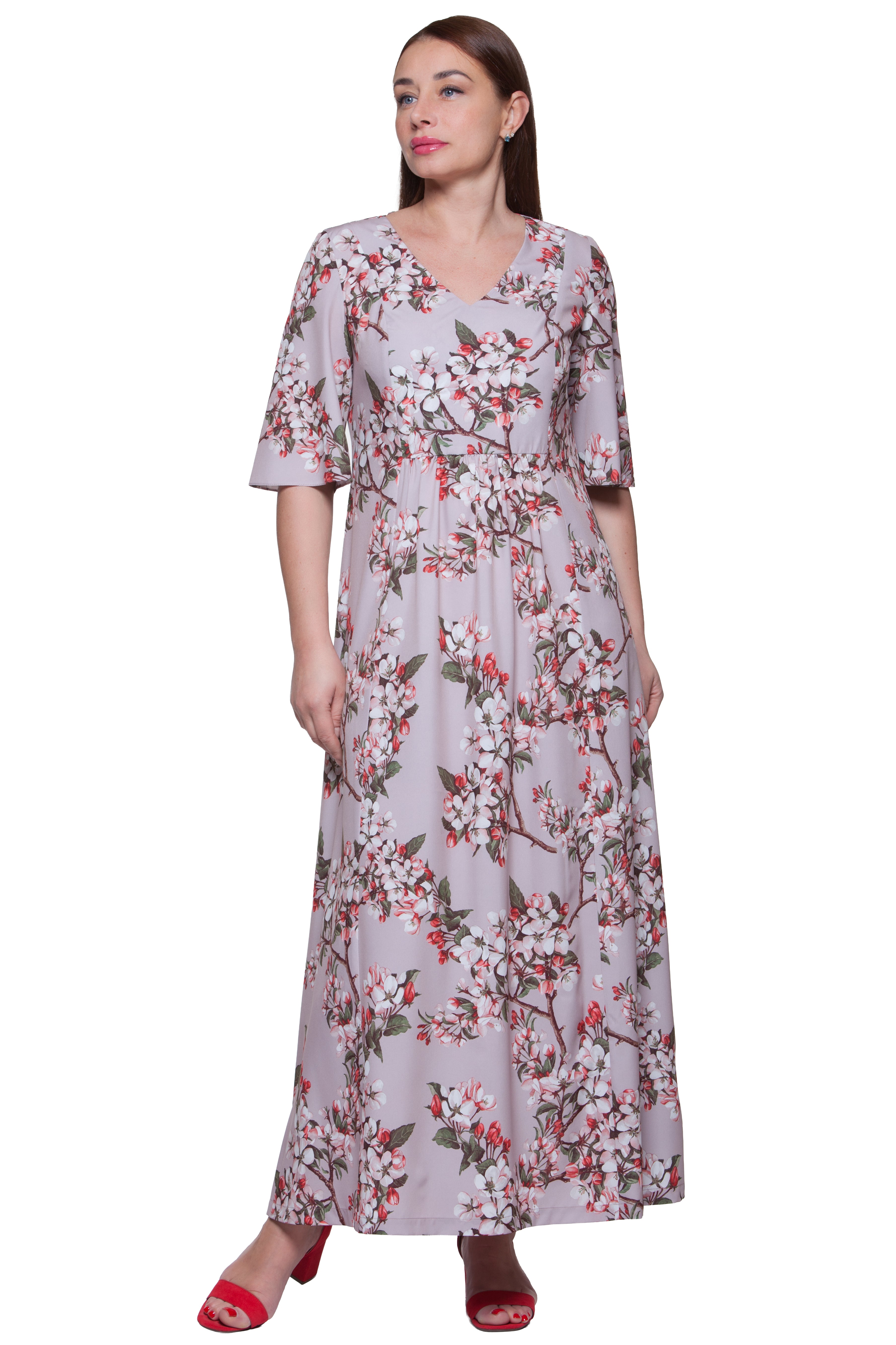 Vasaras brīva piegriezuma maksi kleita Emma Nr. 5