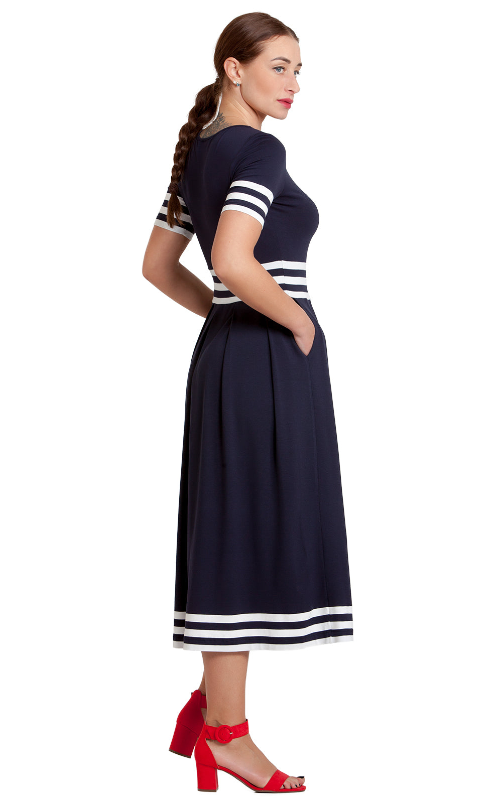 Comfortable Summer Midi Dress Liza No25