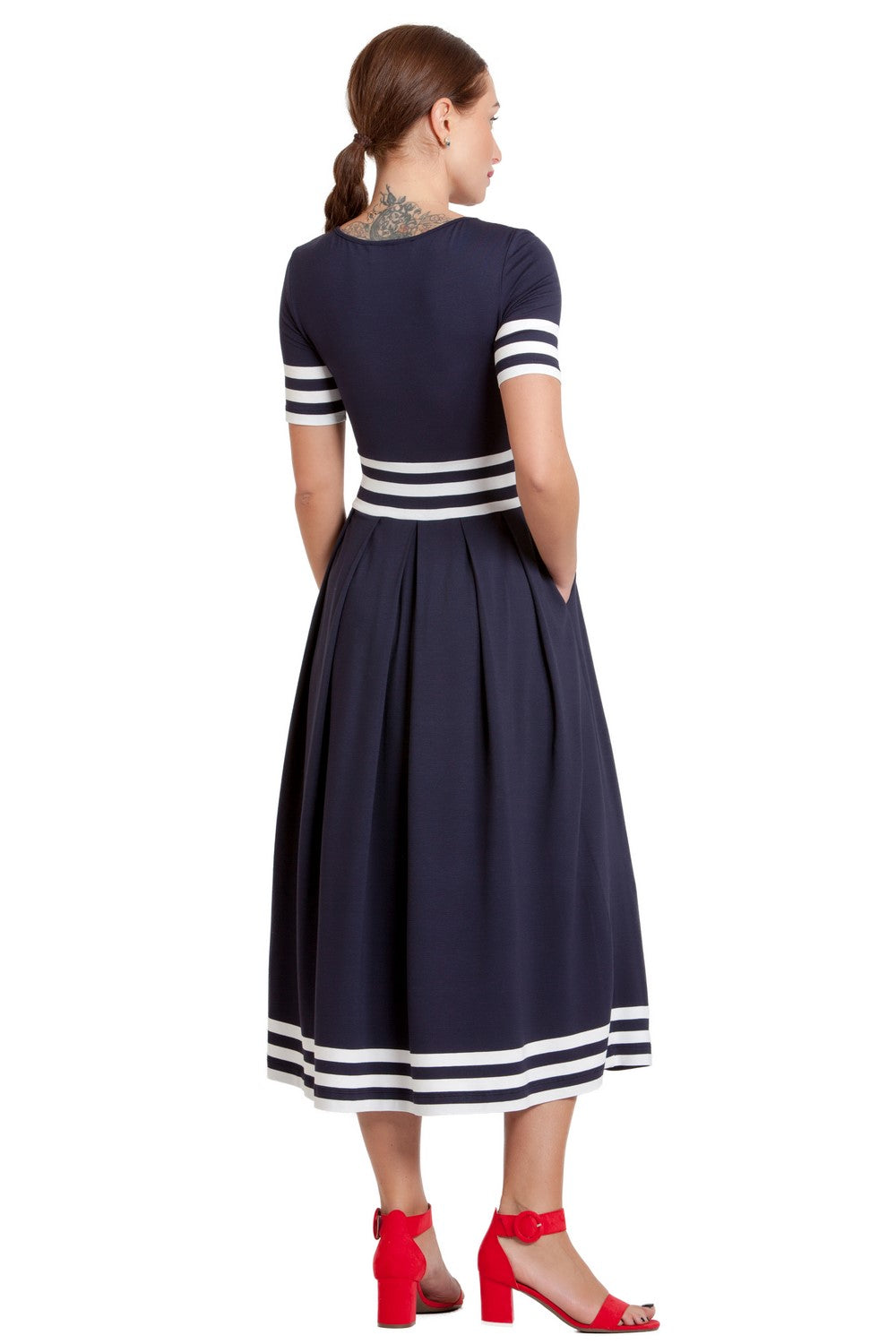 Comfortable Summer Midi Dress Liza No25