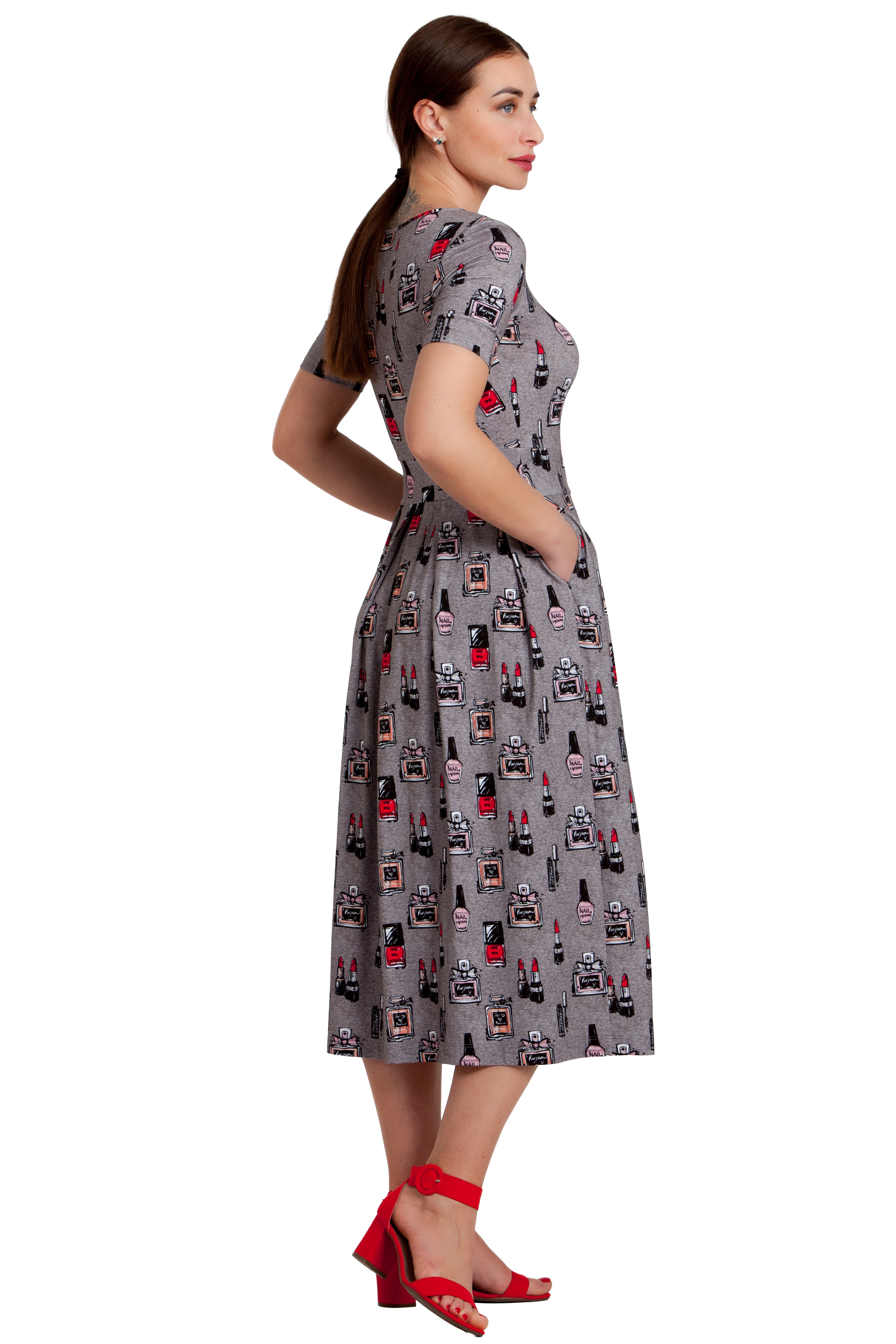 Ērta vasaras midi kleita Liza Nr. 24