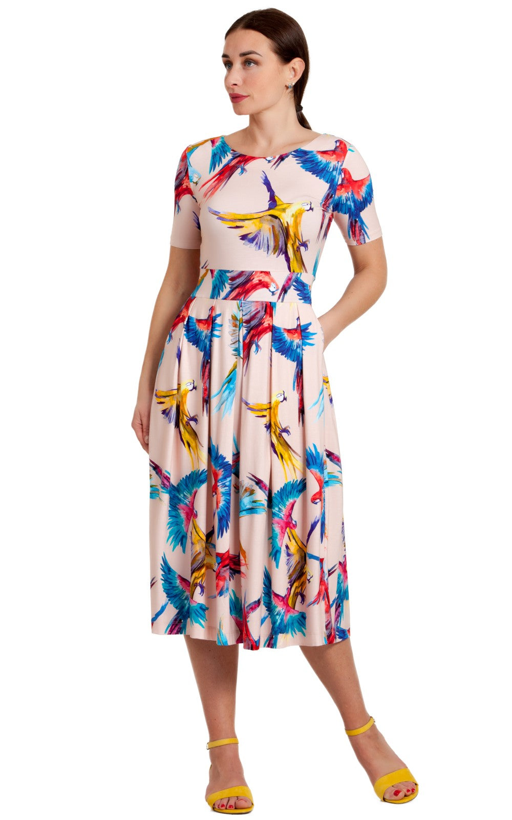 Comfortable Summer Midi Dress Liza No23