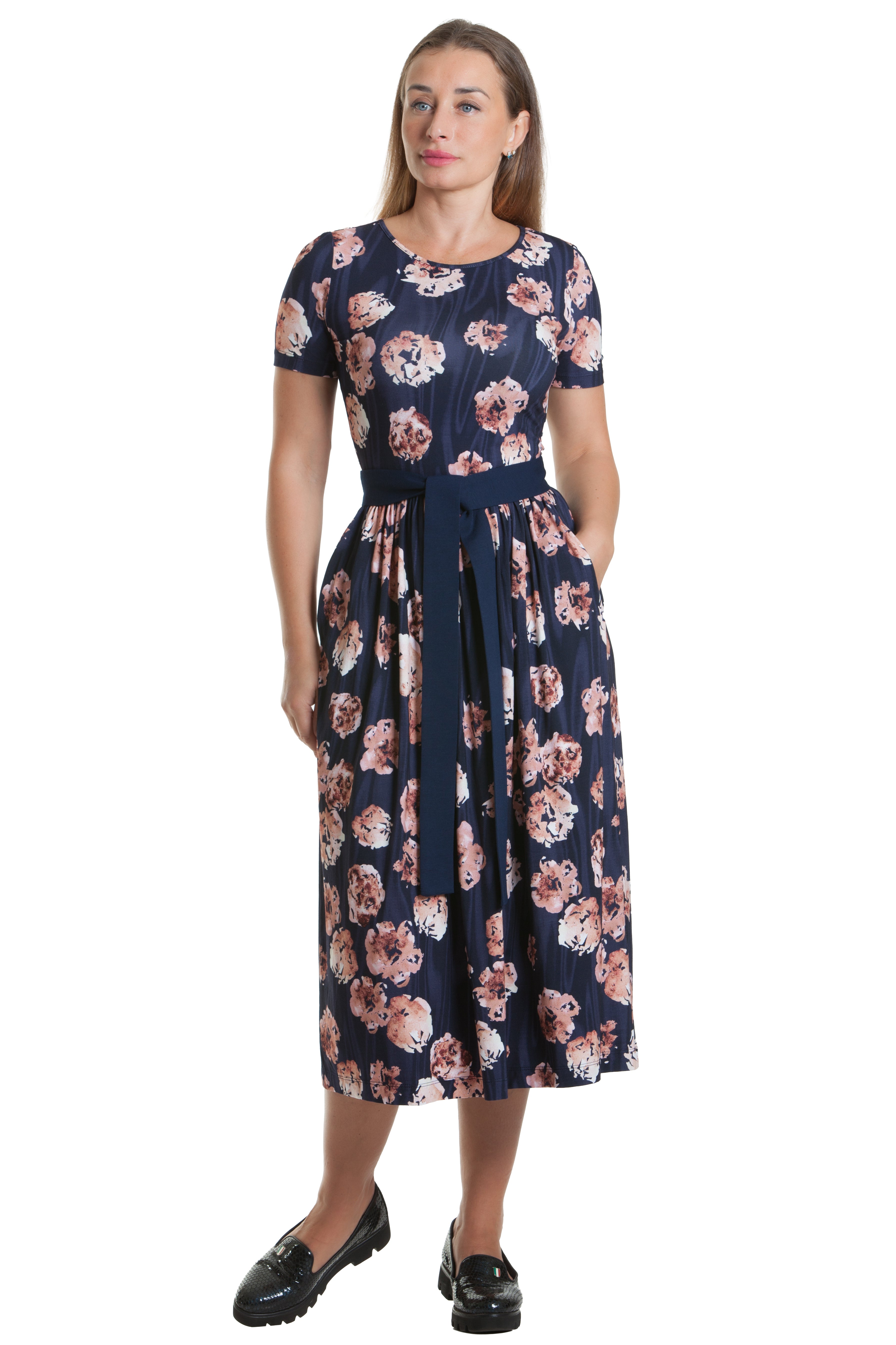 Midi Summer Dress Rebecca No4 — Magnolica Latvian Women's Clothing