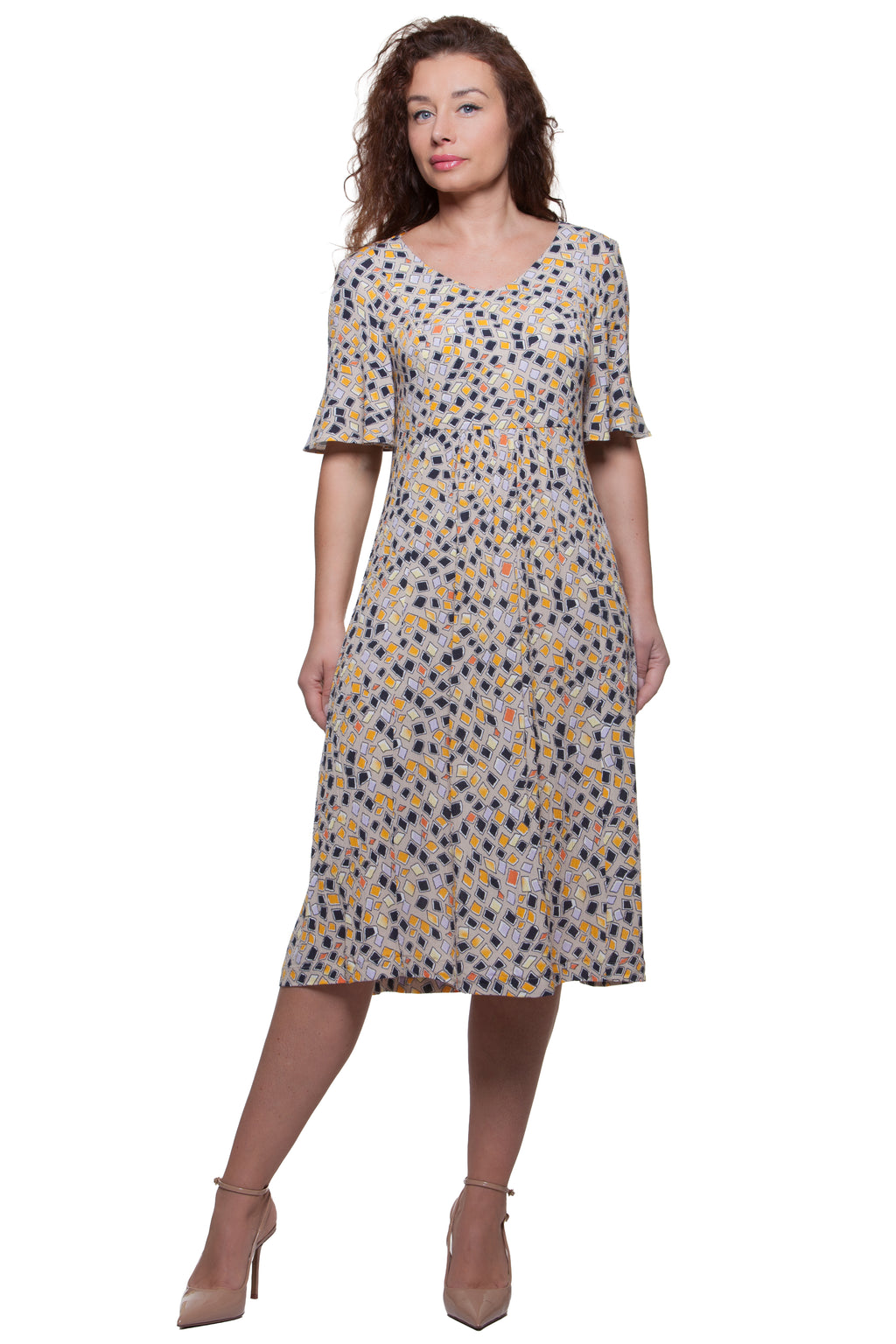 Sommerliches Ausgestelltes Kleid Sanita No. 188