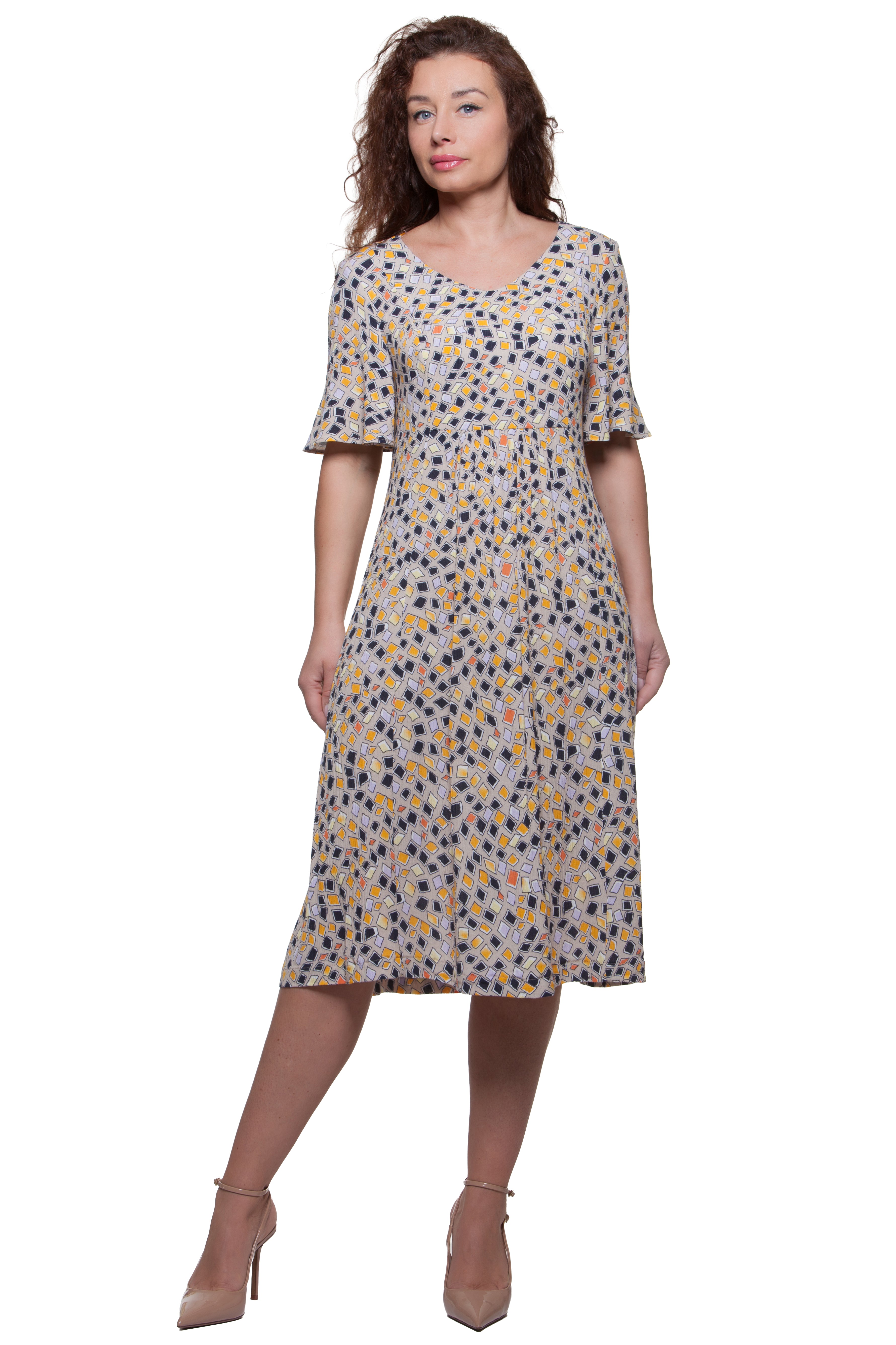 Sommerliches Ausgestelltes Kleid Sanita No. 188