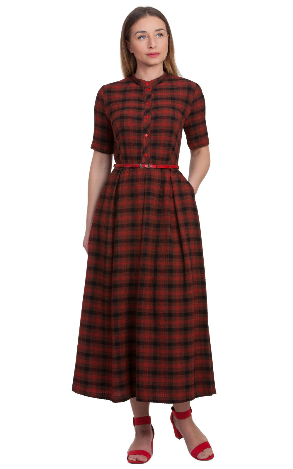 Casual Plaid Dress Sofia No7
