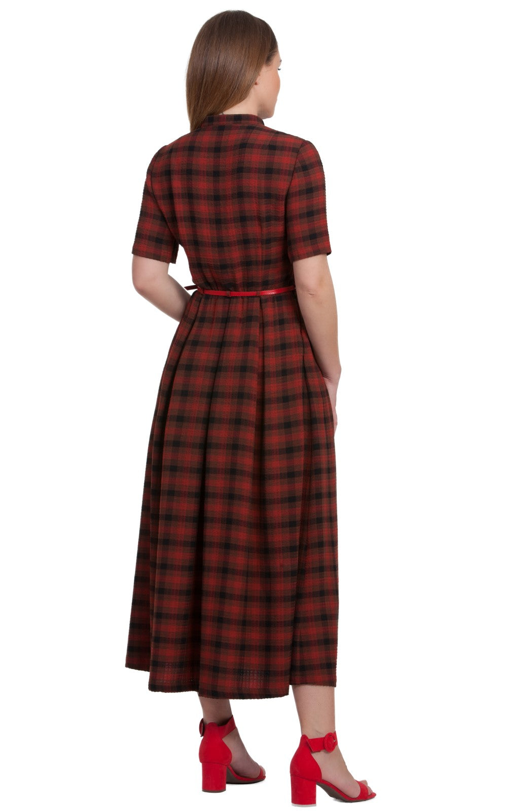 Casual Plaid Dress Sofia No7