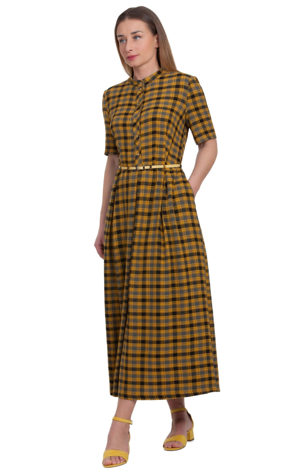 Casual Plaid Dress Sofia No8