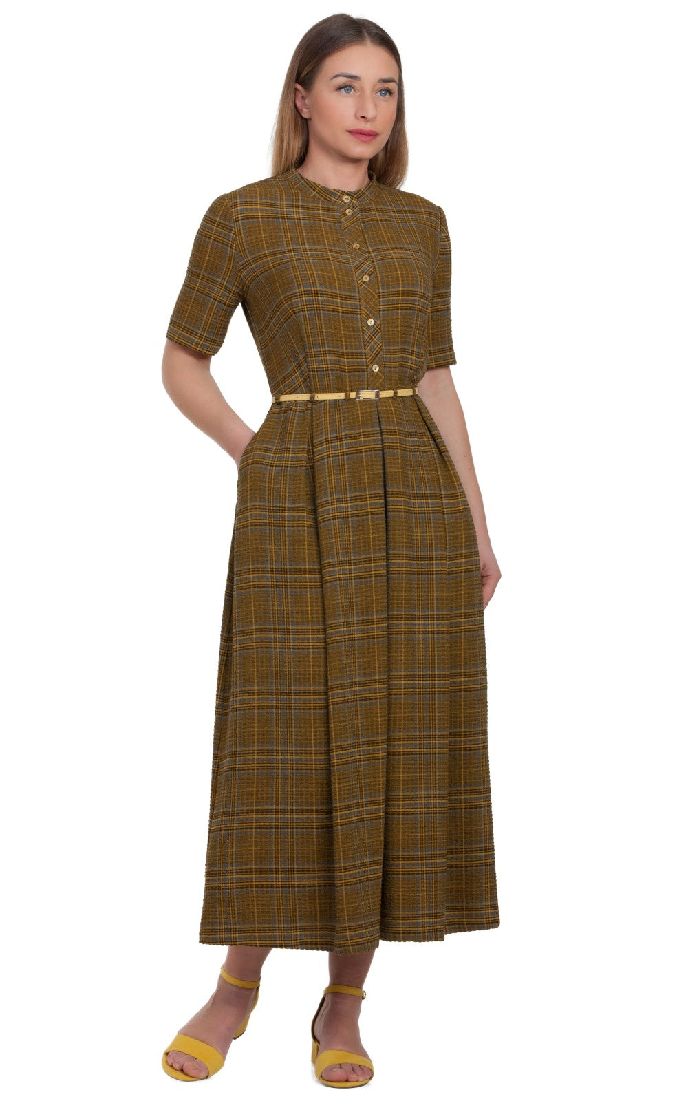 Casual Plaid Dress Sofia No9