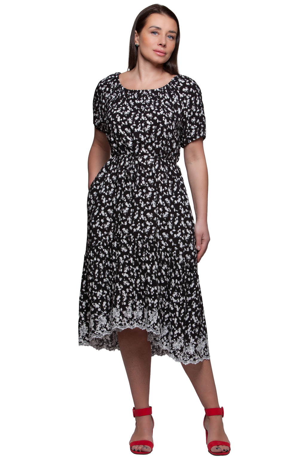 Vasaras brīva piegriezuma kleita Sofia Nr. 14