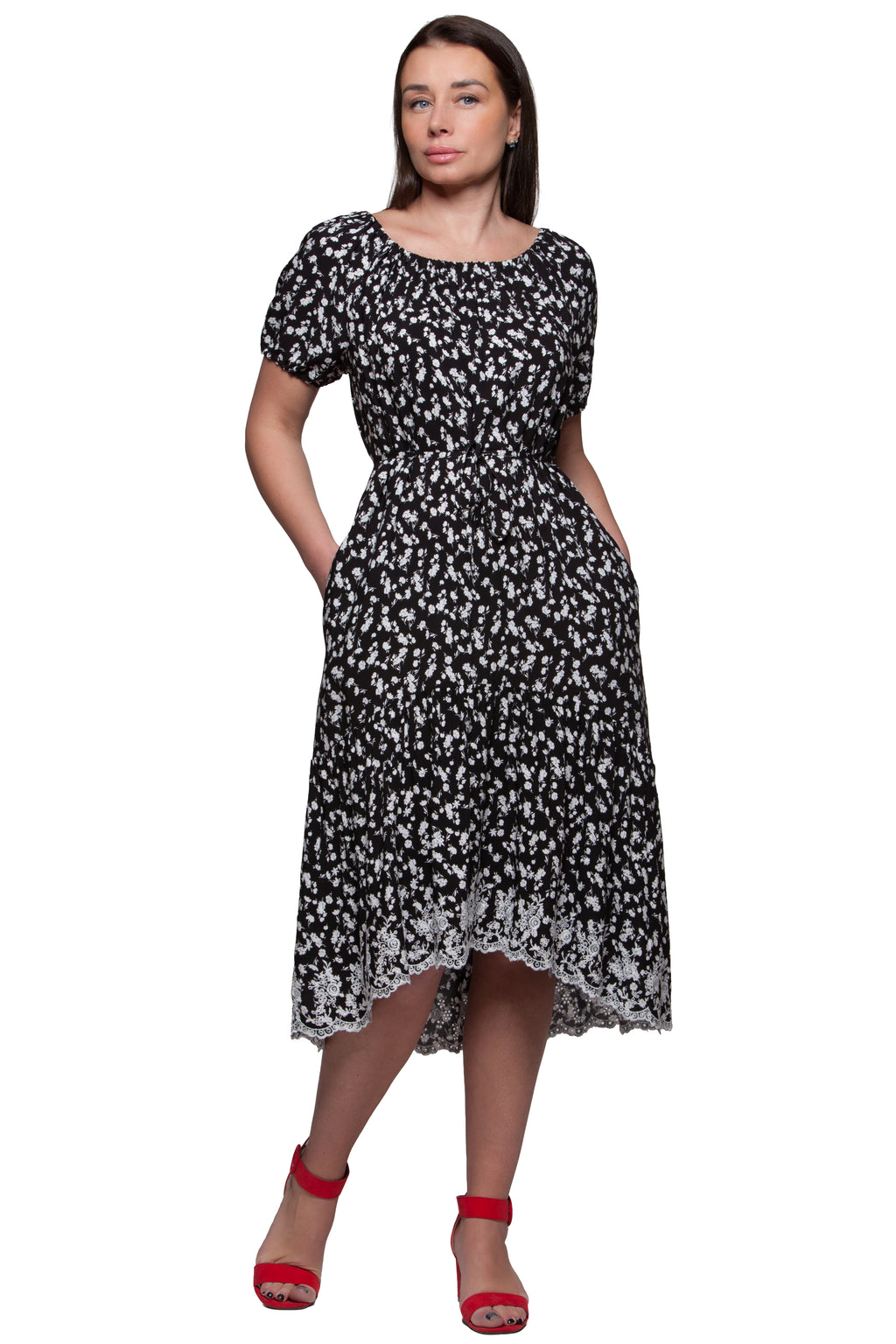 Vasaras brīva piegriezuma kleita Sofia Nr. 14