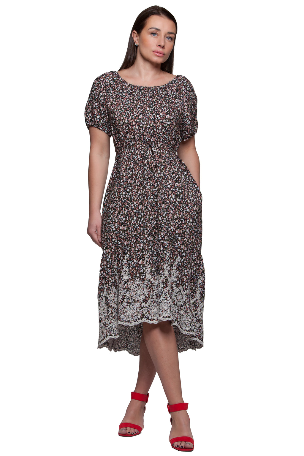 Vasaras brīva piegriezuma kleita Sofia Nr. 10