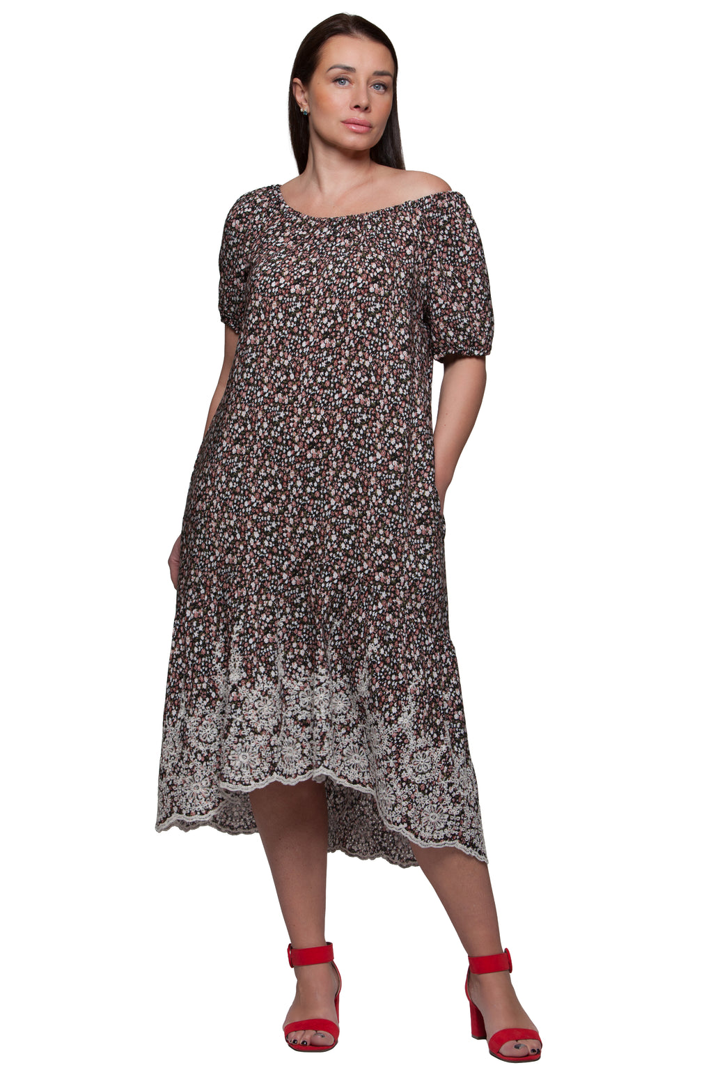 Vasaras brīva piegriezuma kleita Sofia Nr. 10